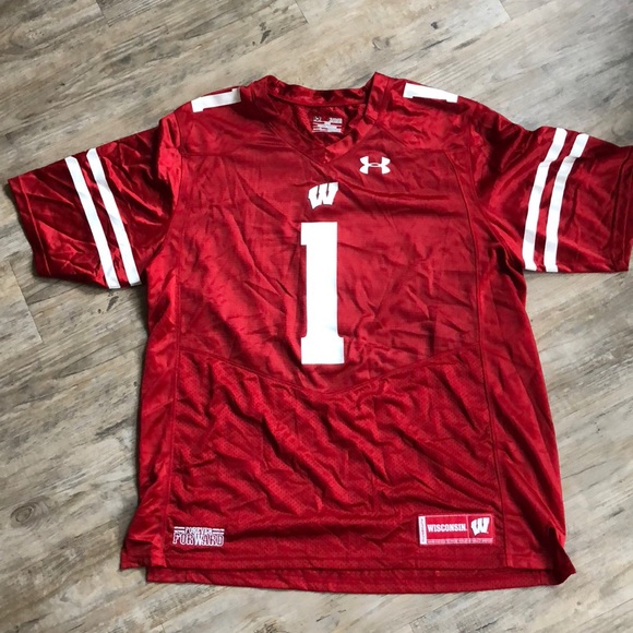 Under Armour Other - Authentic Wisconsin under armour jersey